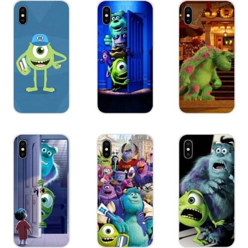 Transparent TPU Skin Case For Samsung Galaxy A3 A5 A7 A9 A8 Star A6 Plus 2018 2015 2016 2017 Monsters Inc Sully Mike Best Friend