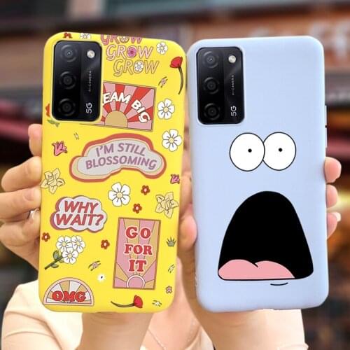 Cute Cartoon Case For Oppo A55 5G Silicone Soft TPU Back Cover For Oppo A55 5G Phone Cases OppoA55 Full Bumper 6.5'' Coque Funda