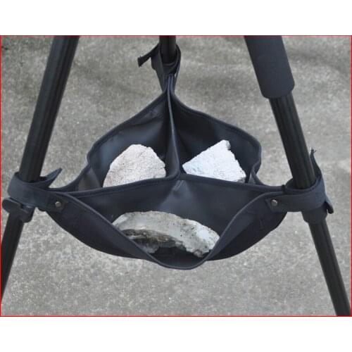 Black Tripod Stabilizer Stone Bag Photography Tackle Accessory for Phone Smartphone