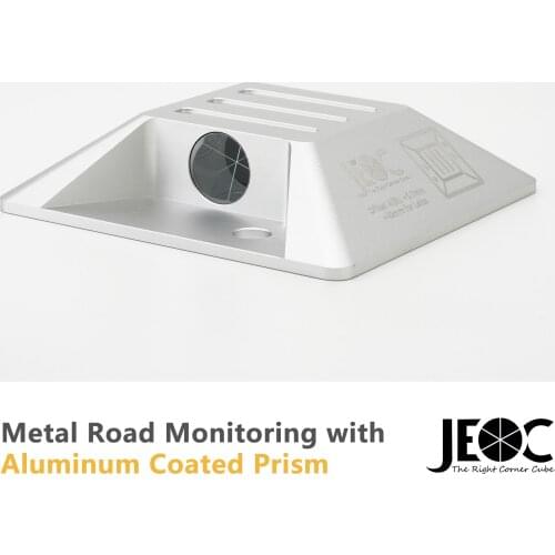 JEOC Road Monitoring Prism with Dual Aluminum Coated Reflectors and Expansion Screw
