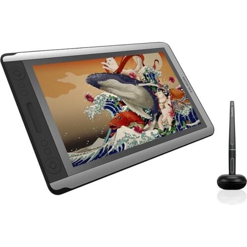 HUION 15.6 Inch Kamvas 16 Pen Display Monitor 8192 Levels Tilt Function Support Digital Graphics Drawing Tablet with Press Keys