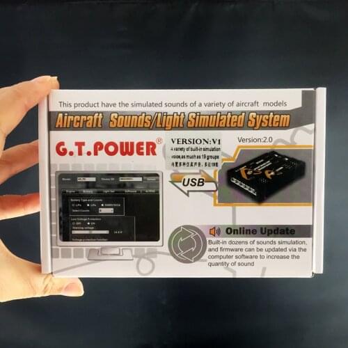 G.T.Power Aircraft Simulated Sounds Light System V1 For RC Airplane