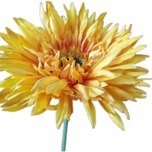11Pcs Fake Single Stem Sunflower 16" Length Simulation Melaleuca Gerbera for Wedding Home Decorative Artificial Flowers
