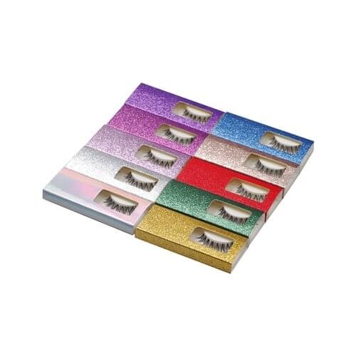 NEW 50/pcs wholesale eyelash packaging box lash boxes packaging faux mink lashes square round empty case bulk