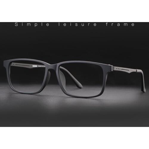 New Arrival Quality Optical Eyeglasses Frame for Men and Women Spectacles Flexible Titanium Temple Legs TR-90 Front Rim Frames