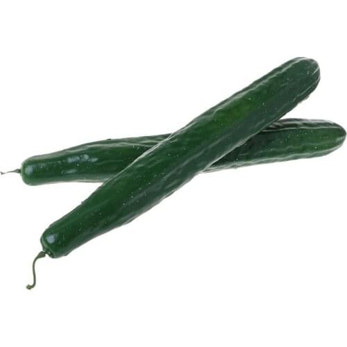 Lifelike Artificial Cucumber Simulation Fake Vegetable Photo Props Home Kitchen Decoration Kids Teaching Toy