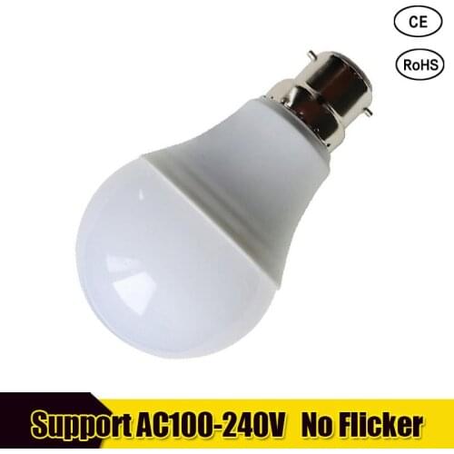 Real Power B22 Led Bulbs Bayonet LED Lampada Ampoule Bombilla 21W 18W 15W 12W 9W 6W 3W Bright Energy Saving Light Bulb for Home