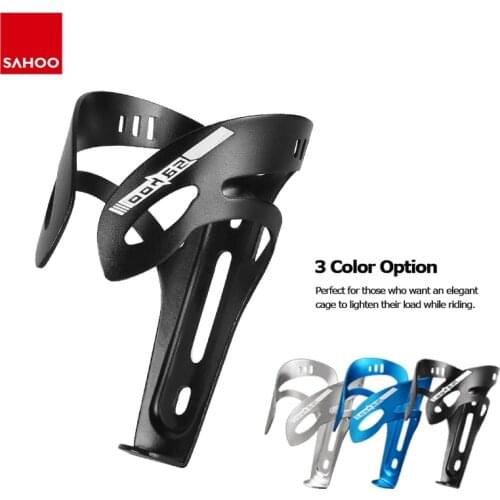 Sahoo Bicycle Water Bottle Cage Cycling For MTB Road Bike Accessories Aluminium Alloy Ultralight Bicycle Water Bottle Holder