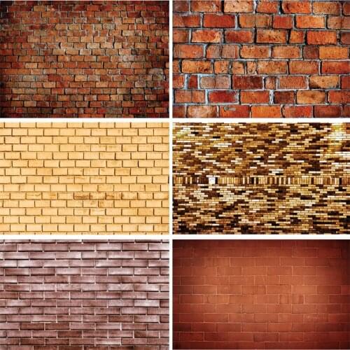 SHENGYONGBAO Art Fabric Photography Backdrops outdoor+Brick wall Theme Photography Background 200206NT-01