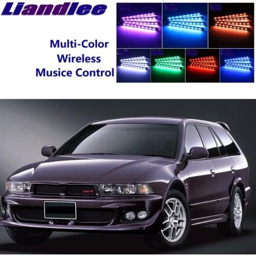 LiandLee Car Glow Interior Floor Decorative Seats Accent Ambient Neon light For Mitsubishi Legnum