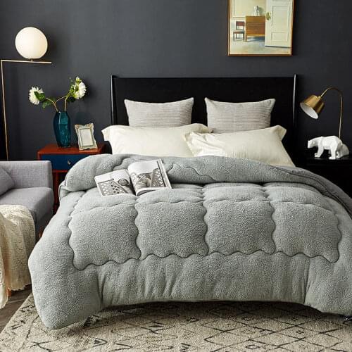 Camelhair warm winter wool quilt comforter/duvet/blanket Lamb Down Fabric filling king queen size single double pink Cashmere
