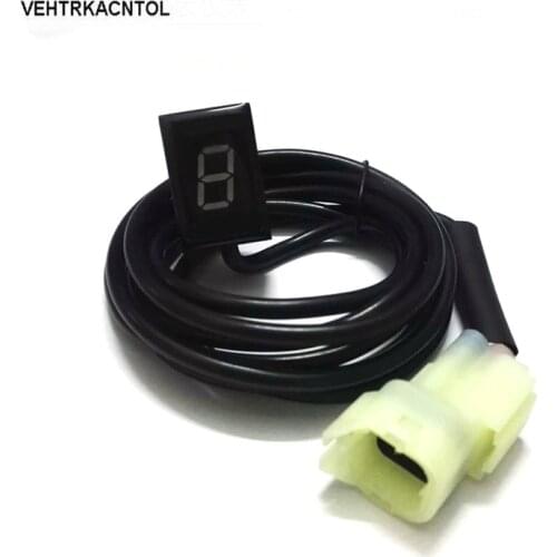 VEHTRKACNTOL Ecu Plug Mount 1-6 Speed Level Gear Indicator For Honda CB500X CBR600RR CBR1000RR CBR650F