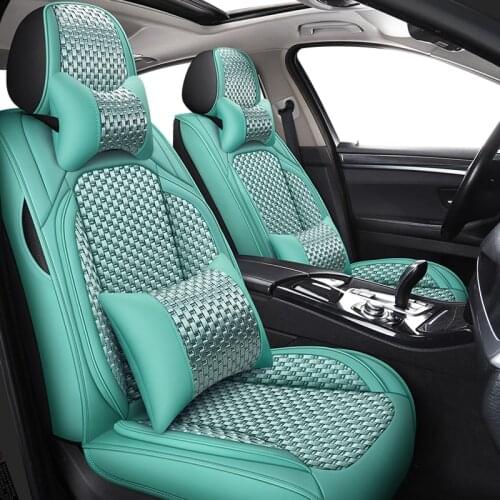 High quality Black flax Car seat covers For seat leon mk2 ibiza ateca arona altea xl accessories