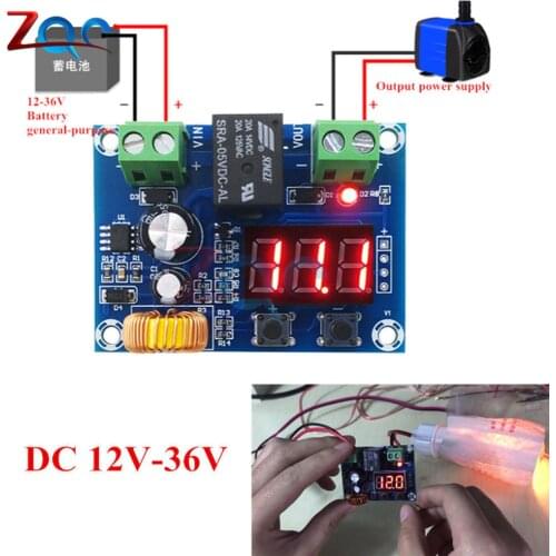 XH-M609 LED Digital Battery Low Voltage Disconnect Module Over Charge/Discharge/Current/Short Circuit Protection Board DC 12-36V