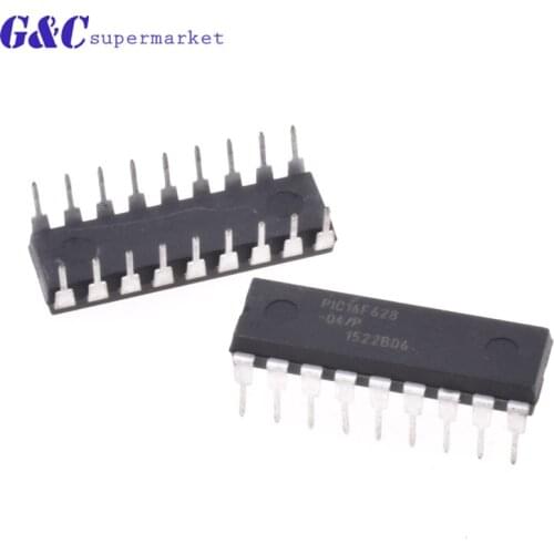 1PCS PIC16F628-04/P P16F628 DIP FLASH-Based 8-Bit CMOS Microcontrollers IC diy electronics