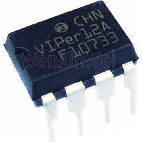 10PCS/LOT VIPER12A DIP8 VIPER12ADIP-E DIP-8 Power Management IC NEW