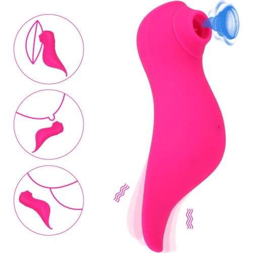 2 in 1 Licking Sucking Vibrator For Clitoris Sucker Anal Plug Massage Female Masturbator Women Sex Toys Adults Erotic Woodpecker