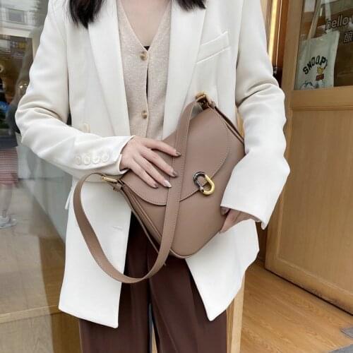 2021 New Design Small Square Leather Crossbody Bag Exquisite Female Retro Shoulder Bag For Women