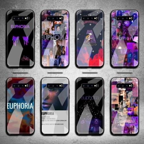 TOPCASHOP American TV Series Euphoria Phone Case Tempered Glass For Samsung S20 Plus S7 S8 S9 S10 Plus Note 8 9 10 Plus