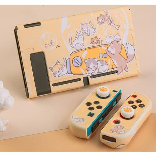 For Nintendo Switch Case Cartoon PC Hard Protective Case NS Switch Back Cover Grips Protector Shell for Switch Accessories
