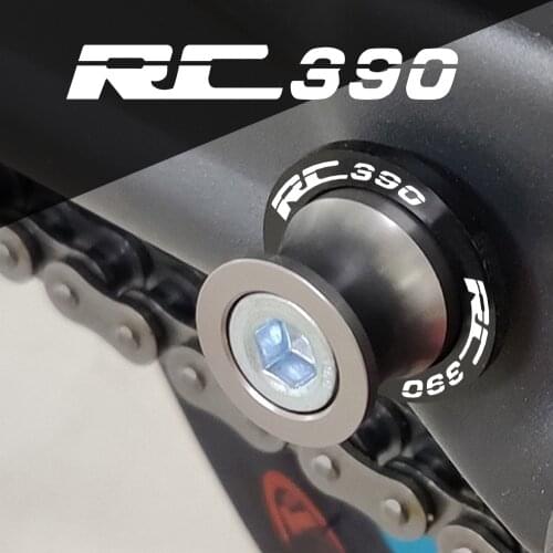 For RC390 2014 2015 2016 2017 2018 2019 2020 Motorcycle Accessories Moto Swingarm Spools Slider Stand Screws Slider Protector