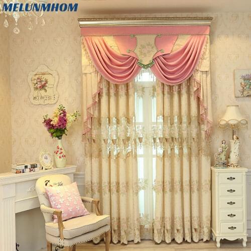 Elegant Jacquard Curtains for Living Room Chenille Window Curtains Kitchen Embroidered Curtains for Bedroom Fabric Roman Blinds