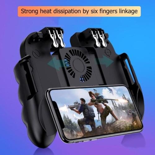 H9 Mobile Phone Game Handle Controller Supporting smartphones with 4.7-6.0 inch Screen Joystick Trigger Gamepad for PUBG Games