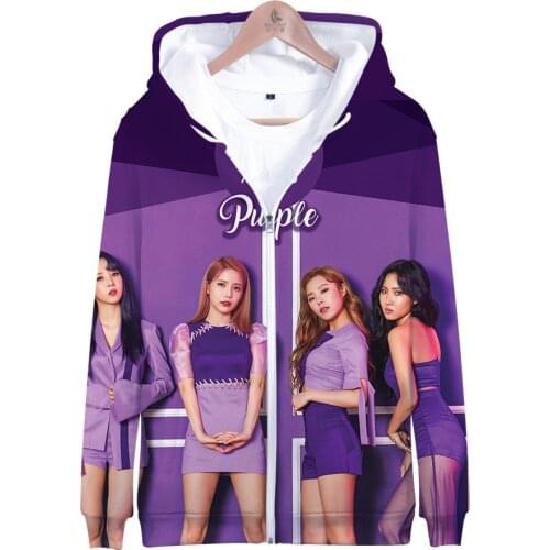 Female Idol Group MAMAMOO 3d printed hoodies korean long sleeve sweatshirt women spring autumn hoodie harajuku k-pop Jacket coat