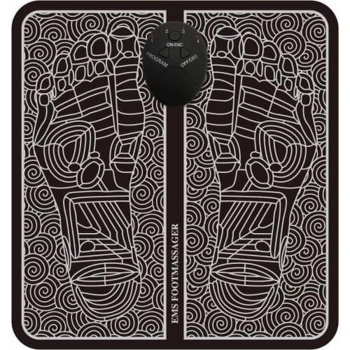 Pulse Sole Foot Massage Pad EMS Physiotherapy Foot Massage Machine USB Rechargeable Foot Reflexology Fitness Device