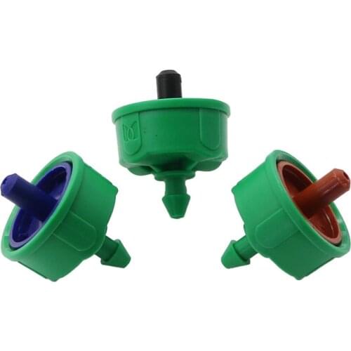 200Pcs 2L/4L/8L Automatic Pressure Compensation Regulator Irrigation Steady Flow Dripper Pressure Compensating Drip Emitter