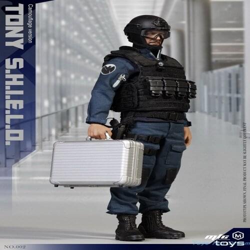 MICTOYS 002 1/6 Scale Male Solider Figure Stealth Version Tony Uniform Model 12 Inches Action Figure Model for Fans Gifts