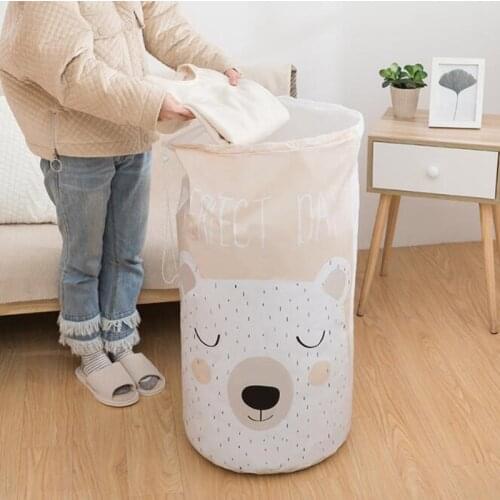 Cartoon Storage Waterproof Clothes Pillow Blanket Quilt Storage Bags Reusable Bedding Toy Packing Pouch for Home Large Organizer