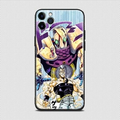 Jean Pierre Polnareff jojo anime For iPhone se 6 6s 7 8 plus x xr xs 11 pro max soft silicone phone case cover shell
