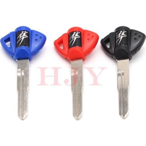 3 pcs Motorcycle Blank Key Uncut Blade For Suzuki DR650SE SV650S SV1000S TL1000R Bandit GZ250 Hayabusa GSX1300R