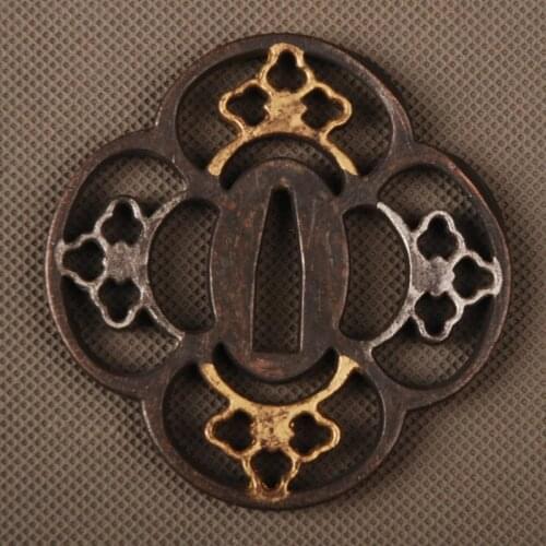 New Style Simple and Delicate Alloy Tsuba Hand Guard Fitting for Samurai Sword Japanese Katana Nice Sword Accessory HJ71