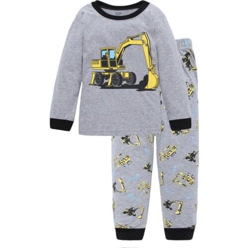 Autumn Girls Pajamas Set Cotton Boys Girls Sleepwear Spring Pyjamas Kids Children Baby Girls Clothes Full Sleeve Homewear 2-7TY