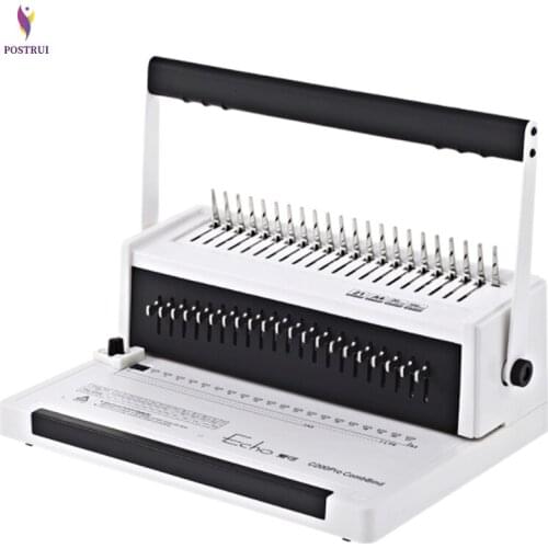 Electric binding machine single coil spiral coil snake binding machine contract text punching machine punch machine