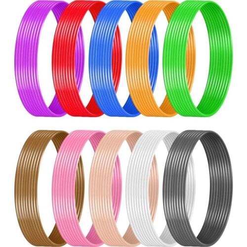 DEWANG 3D Pen Filament 3D Printer Filament 1.75mm PLA Filament 10Meter Each Color 3D Printing Filament Refill Plastic for 3D Pen
