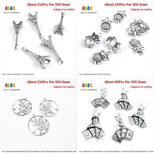 Jewelry Making Charms Wholesale Suppliers Paris Eiffel Tower Owl Flower Grass Round Tag Poker Rabbit Hare Easter