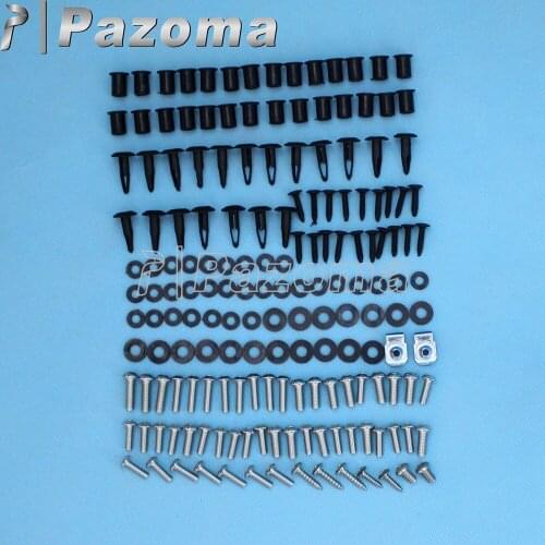 Complete Full Set Motorcycle Fairing Bolt Kit Body Screws Fastener for Kawasaki ZX10R 2006 2007