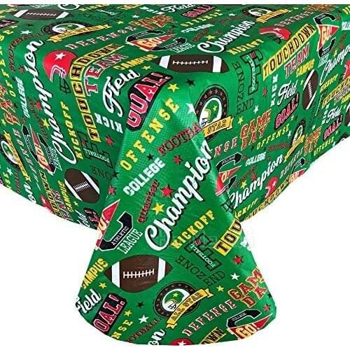 Newbridge Matchday Football Themed Printed Tablecloth Is Reusable