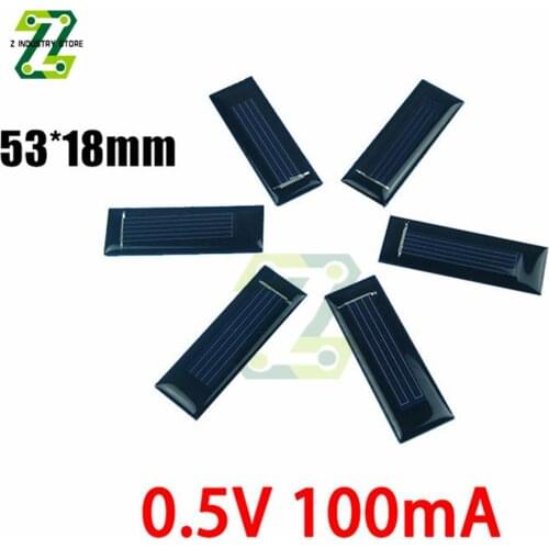10PCS 0.5V 100mA Mini Solar Panel Solar Cells Photovoltaic Panels Module Sun Power Battery Phone Charger DIY