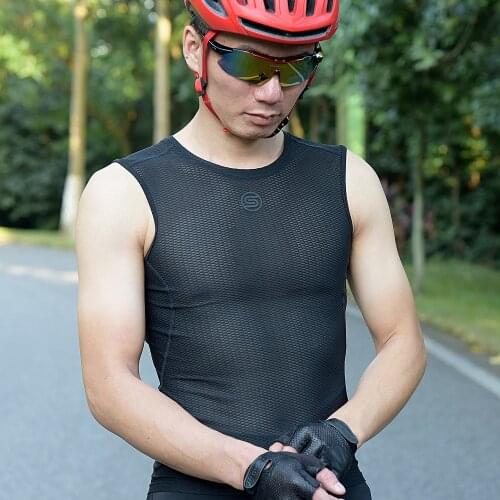 Swiftofo Summer Cycling Vest Pro Team Base Layer Moisture Wicking Lining Cycling Underwear Road Bike Shirt Mesh Undershirt