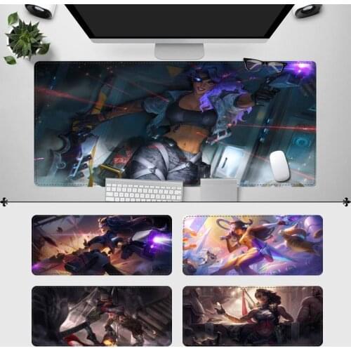 Trend League Of Legends Samira Gaming Mouse Pad Laptop PC Computer Mause Pad Desk Mat For Big Gaming Mouse Mat For LOL