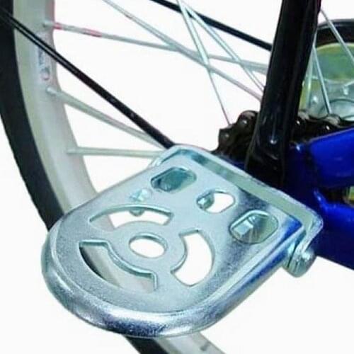 1 Pair Replacement Bike Rear Foot Pedal for Kids Bike Back Seat Foot Stand Thicken Cycling Bicycle Rear Saddle Accessories