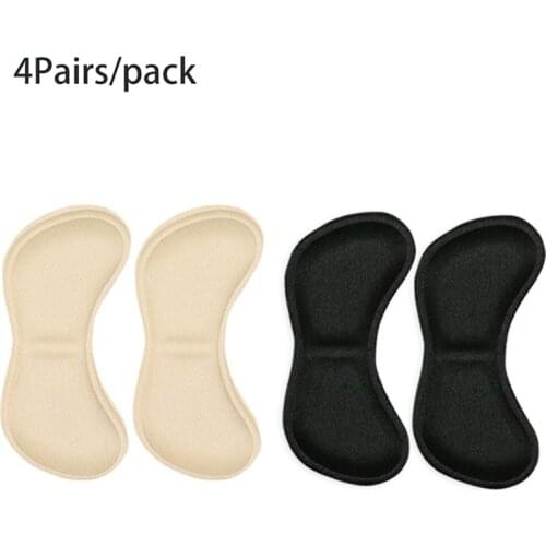 8PCS=4Pairs Feet Care Patch Pads Heel Liner Crash Heel Sticker Pain Relief Cushion Anti-wear Adhesive Insole Shoes Accessories