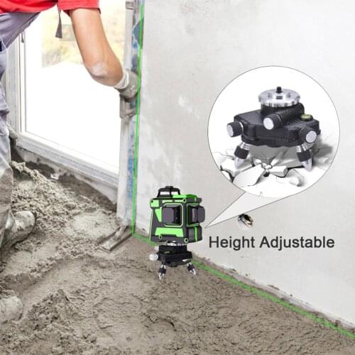 Laser Level Adapter 360-Degree Adjustment Rotation Base Tripod Bracket For 1/4inch Interface Laser Level Turning Pivoting Base