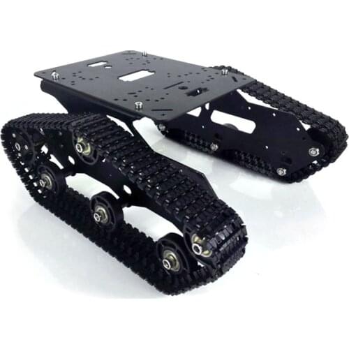 Tank Car TR400PX, Aluminum Alloy Chassis/Frame with plastic caterpillar modification,Big Power DC Motor DIY, Tank model.Owi