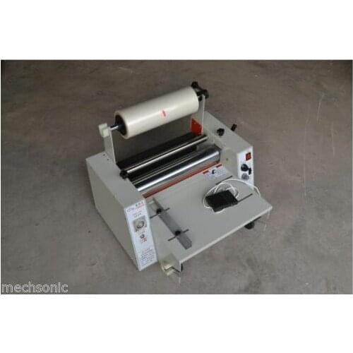 DC-380 Cold&hot Laminating Machine, Hot Laminator, Roll Laminating Machine max laminating width 365MM ATT