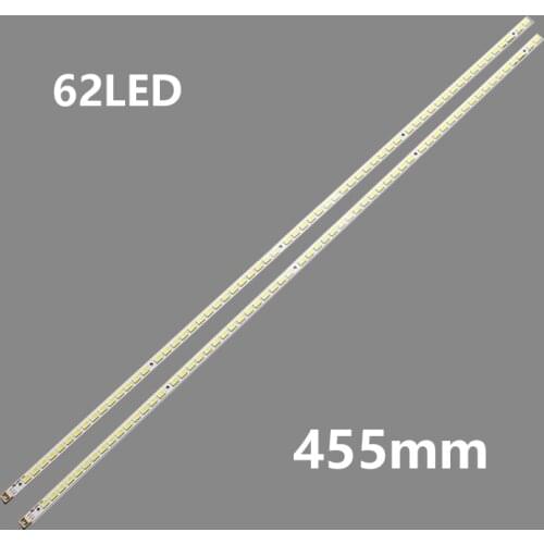 FOR Repair TCL L40E5200BE LCD TV LED backlight Article lamp LJ64-02730A 40-D0WN KHE-A3P62NB458H 1PCS=62LED 458MM 100%NEW